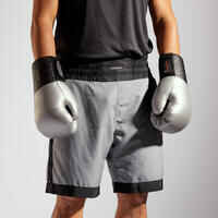 Light And Breathable Boxing Shorts 500 - Grey