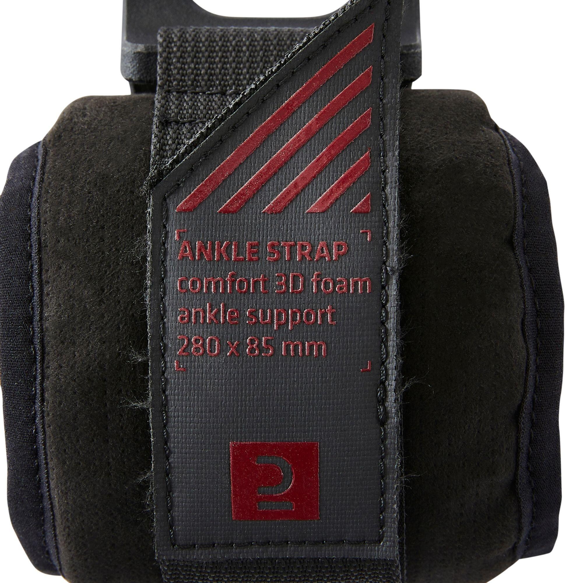 Weight Training Ankle Strap - Black - DOMYOS