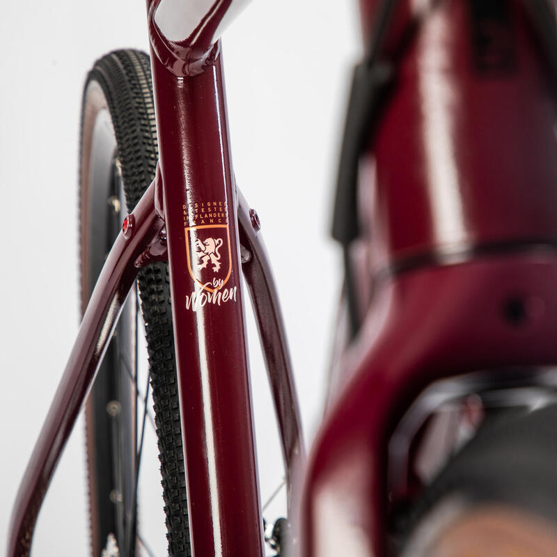 Bicicletă gravel GRVLW RC520 bordo damă