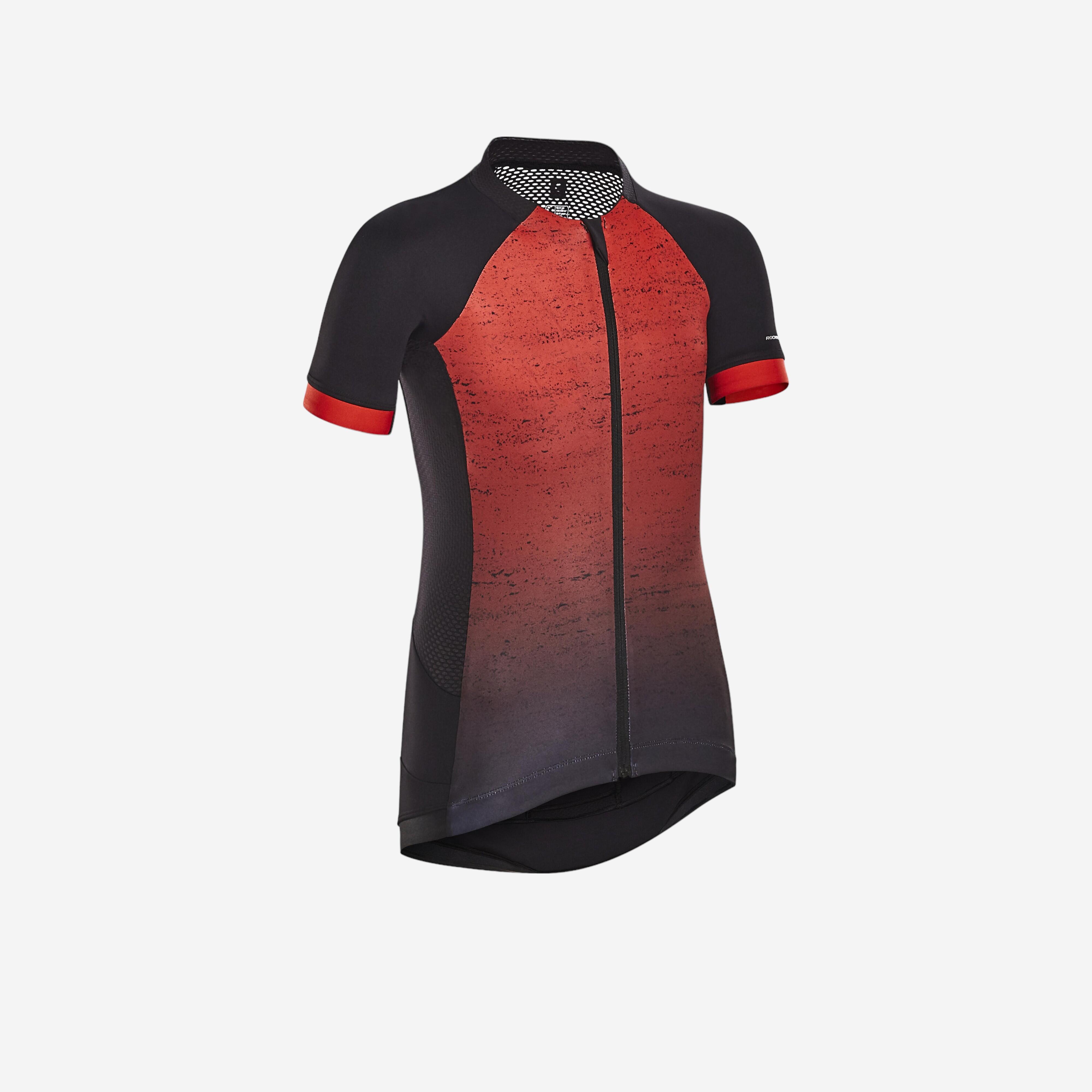Damen-Fahrradtrikot Kurzarm – Atmungsaktiv, 3 Rückentaschen | Für Straße & MTB, Polyester, In Vielen Größen