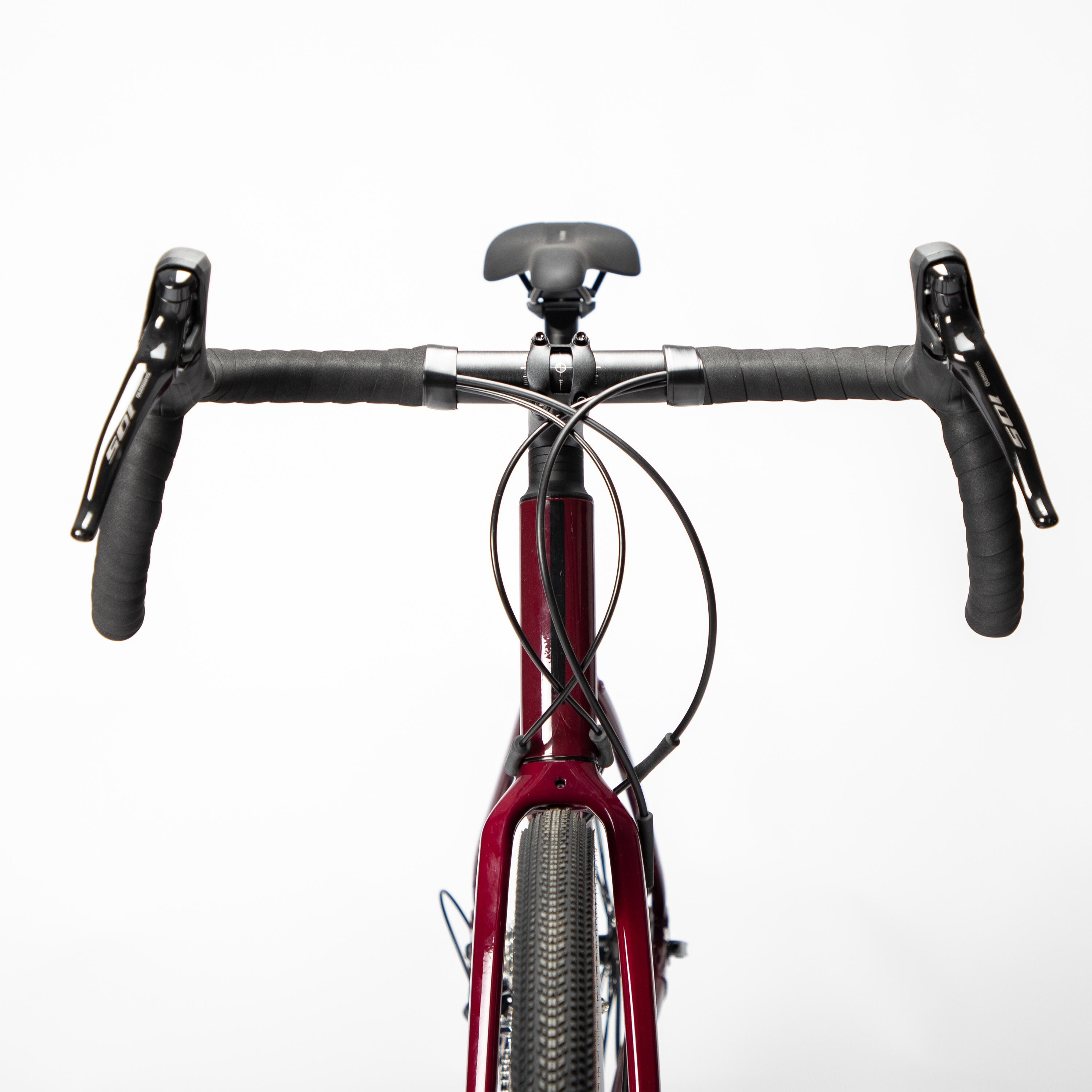 Men's Gravel Bike Subcompact Shimano 105 - GRVL 520 - TRIBAN