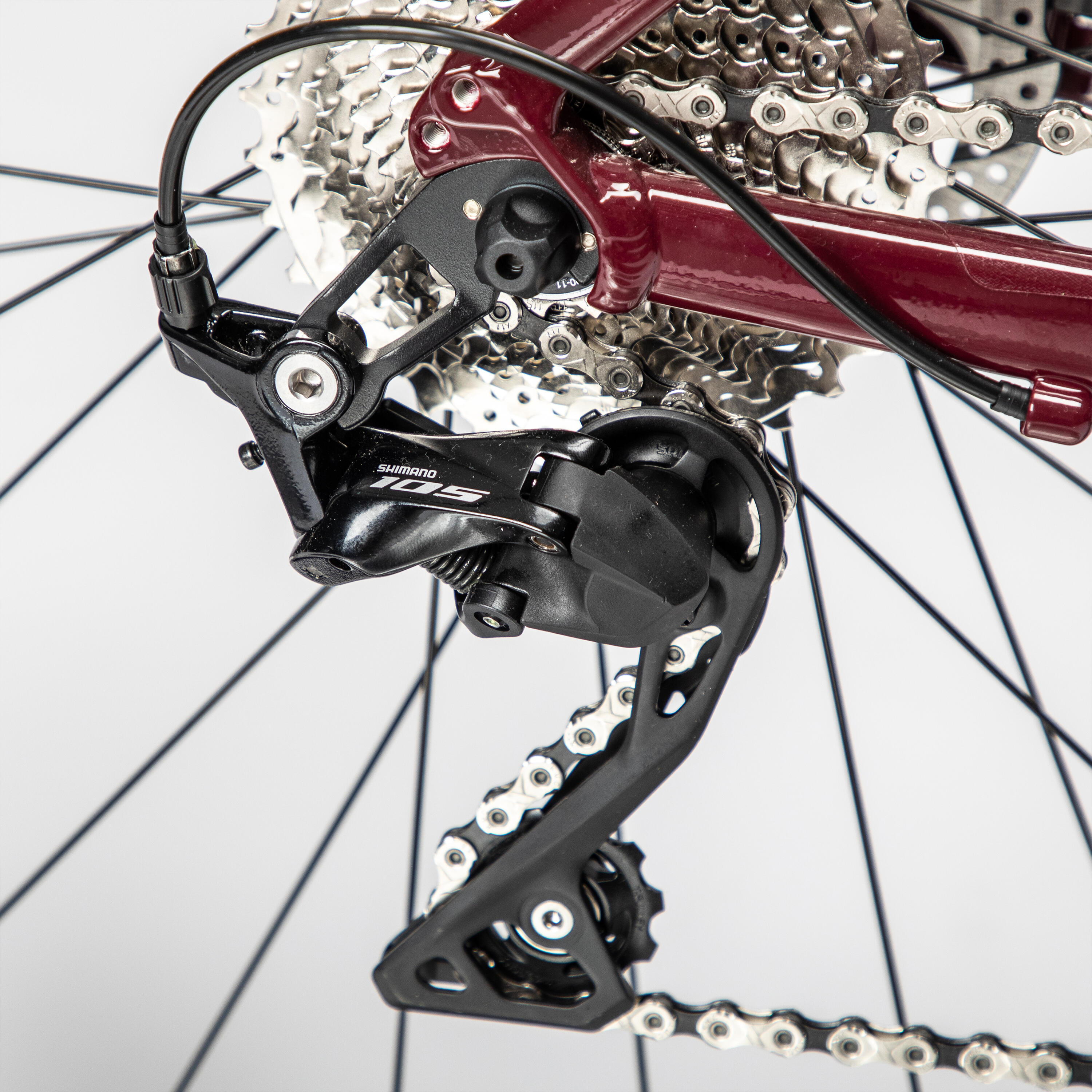 Men's Gravel Bike Subcompact Shimano 105 - GRVL 520 - TRIBAN
