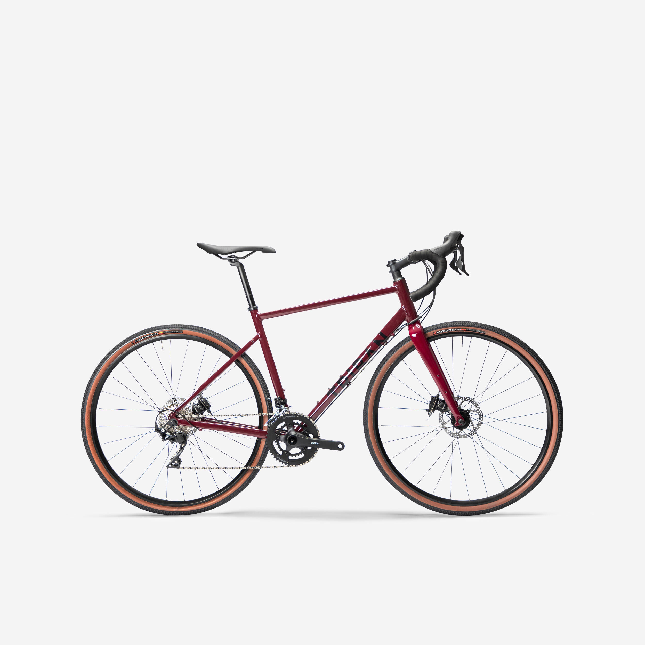 TRIBAN Gravel Bike Triban GRVL 520 Subcompact - Red