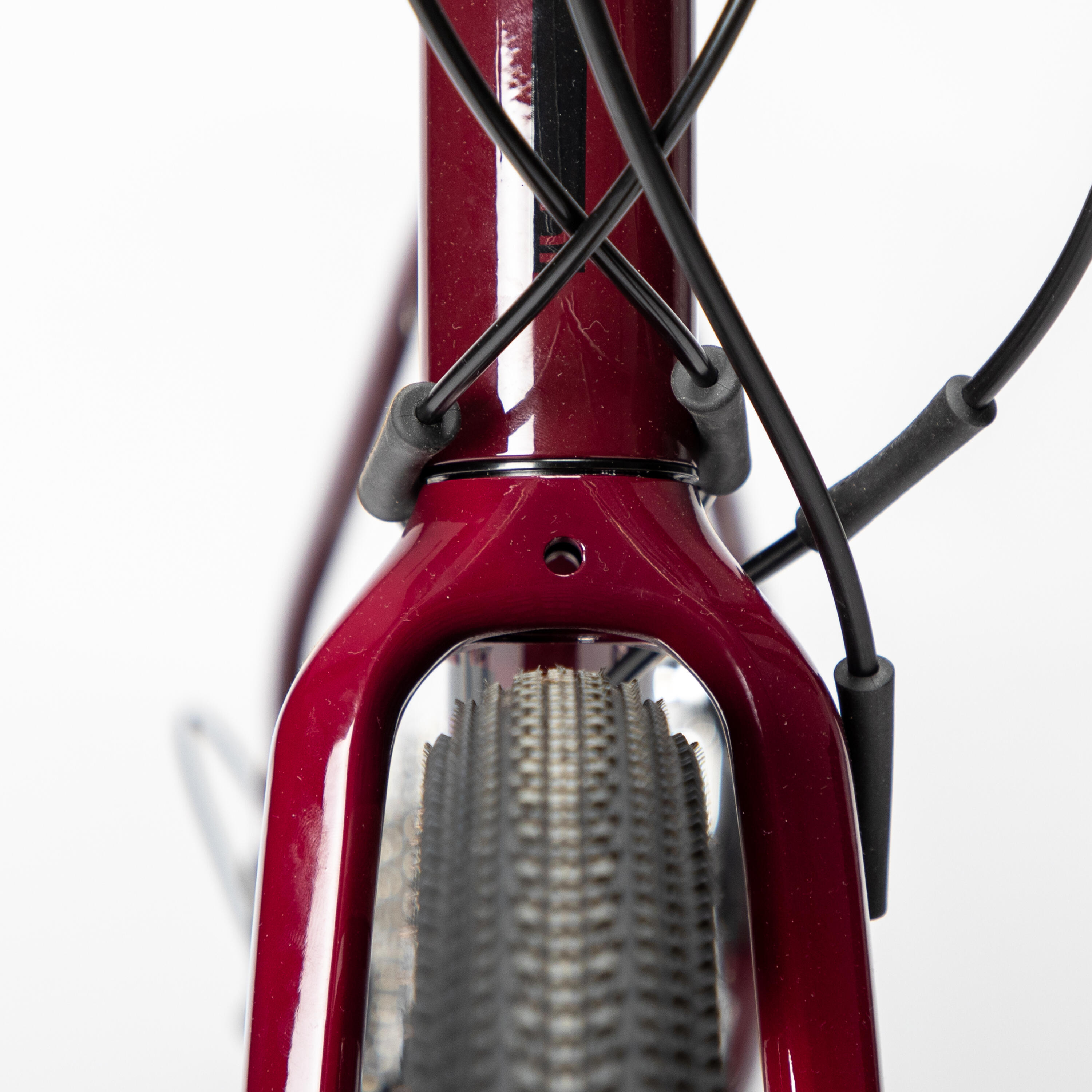 Gravel Bike Triban GRVL 520 Subcompact - Red 13/15