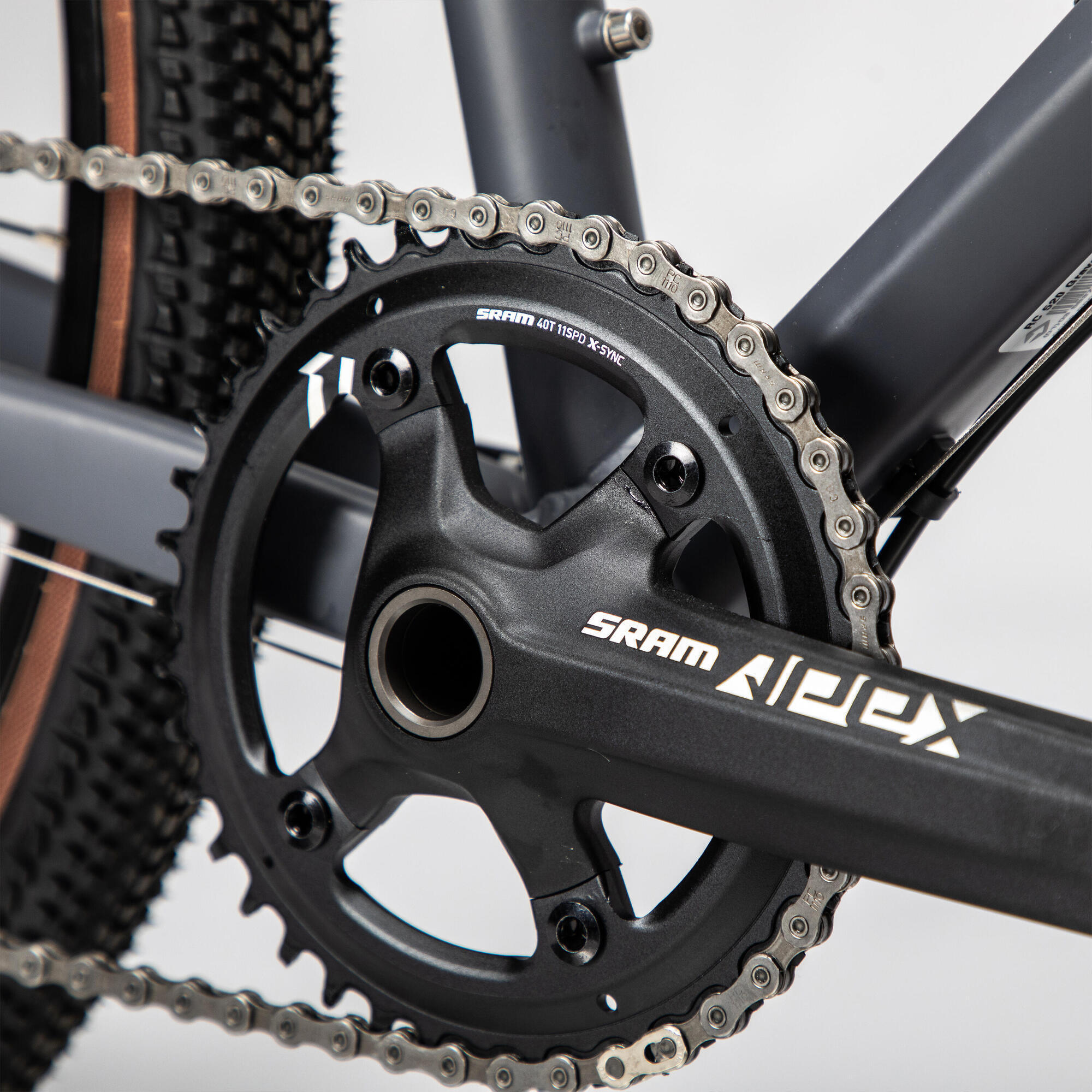 Bici gravel uomo GRVL 520 SRAM APEX 1 TRIBAN | DECATHLON