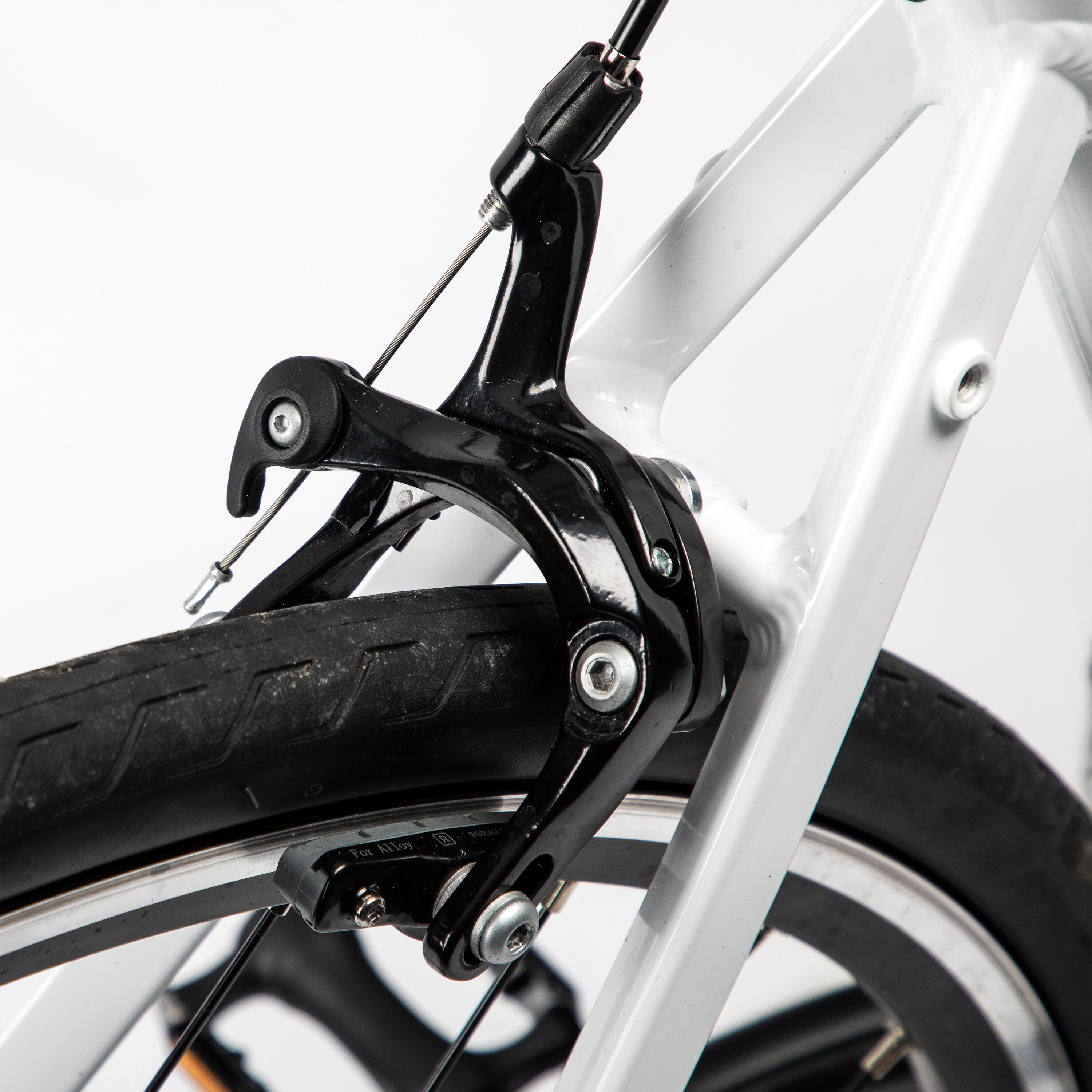 Women s Road Bike Triban Easy White