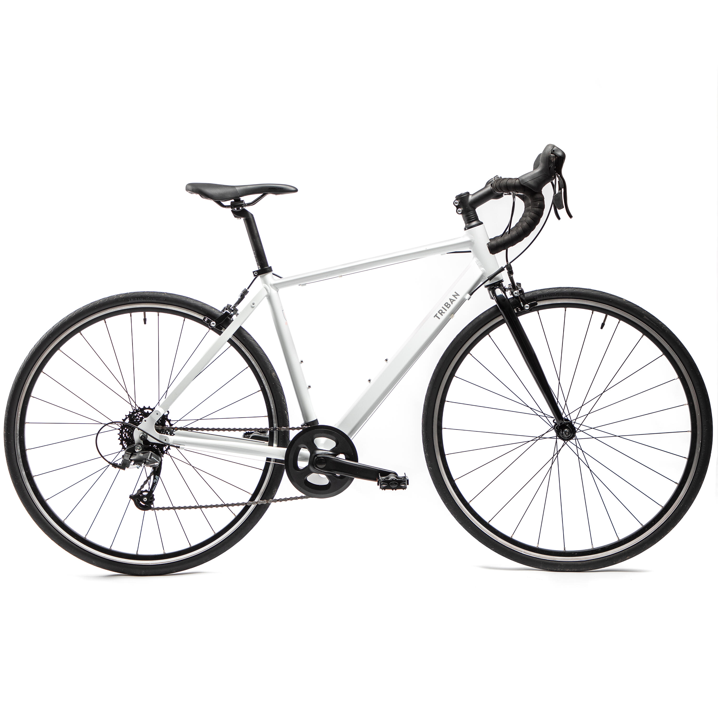 Road Bike - Triban Easy - Snow white - Van rysel - Decathlon