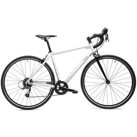 Women's Road Bike Triban Easy - White