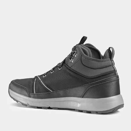 Vyriški neperšlampami žygių batai „NH150 Mid“, juodi
