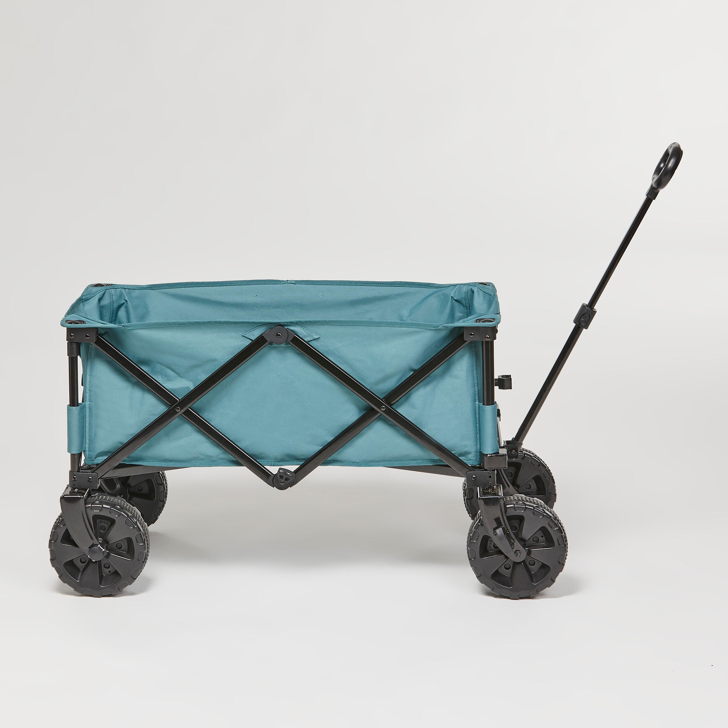 Toboli Chariot Enfant Pliable Gris 100 kg Chariot Transport Tout-terrain  Plage