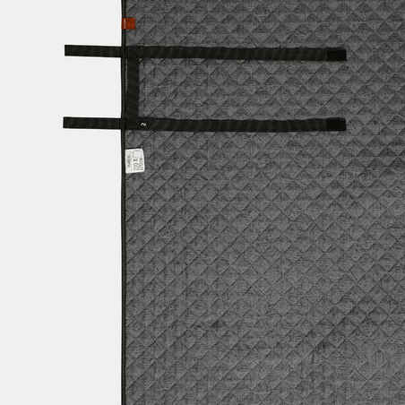 Picknickdecke Komfort XL 210 × 170 cm grau 