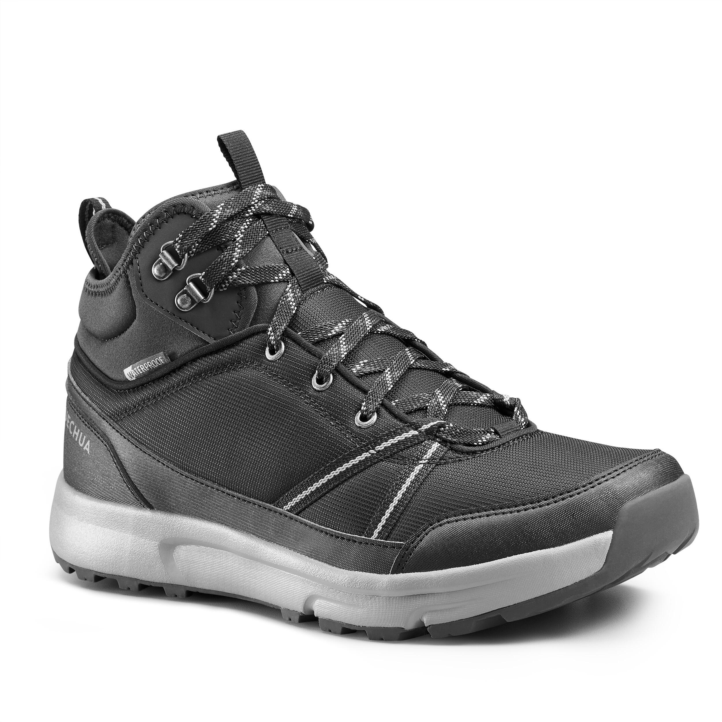 black walking boots waterproof