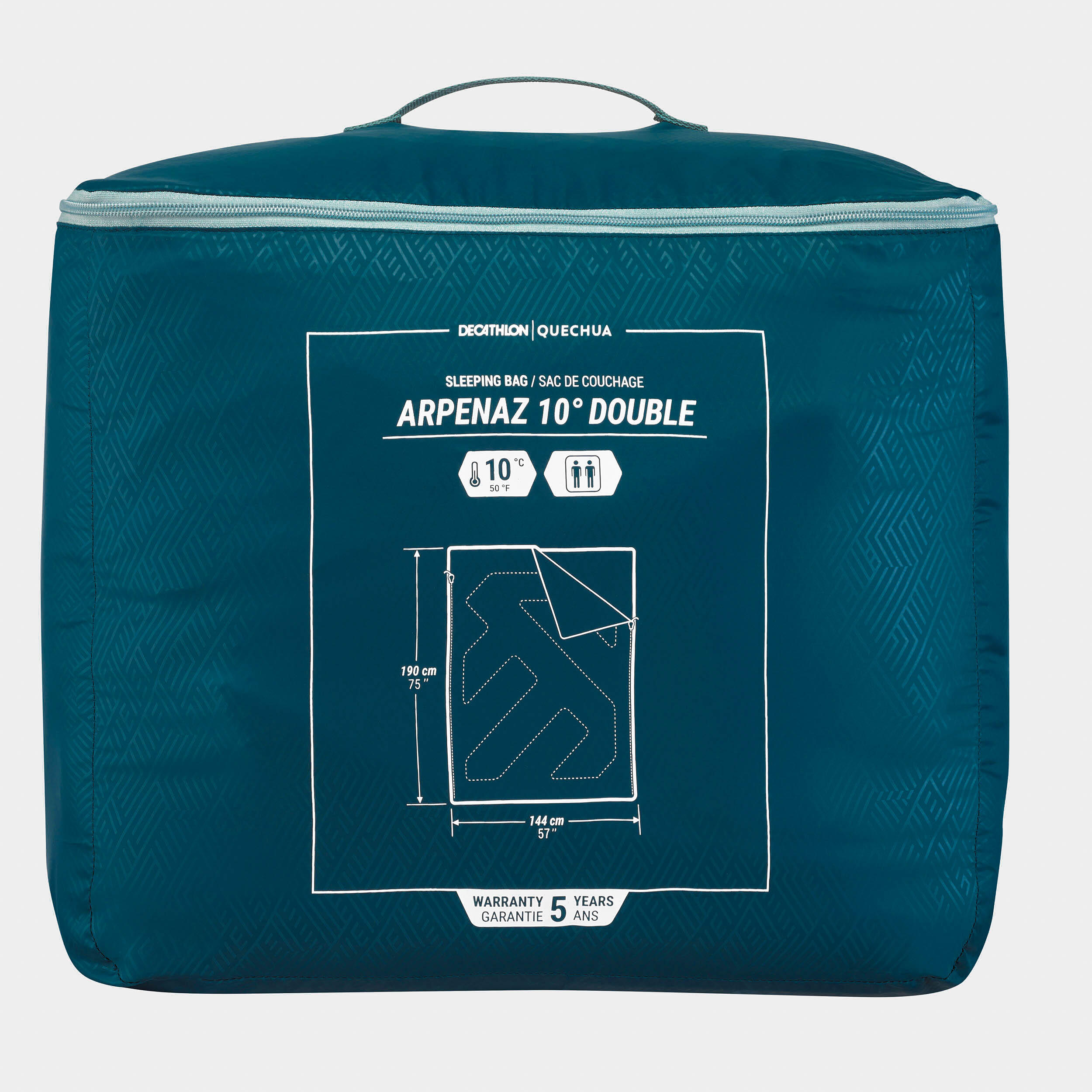 Double Sleeping Bag - Arpenaz 10° - QUECHUA