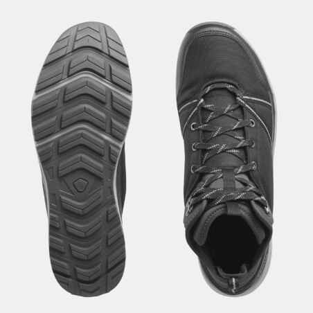Vyriški neperšlampami žygių batai „NH150 Mid“, juodi