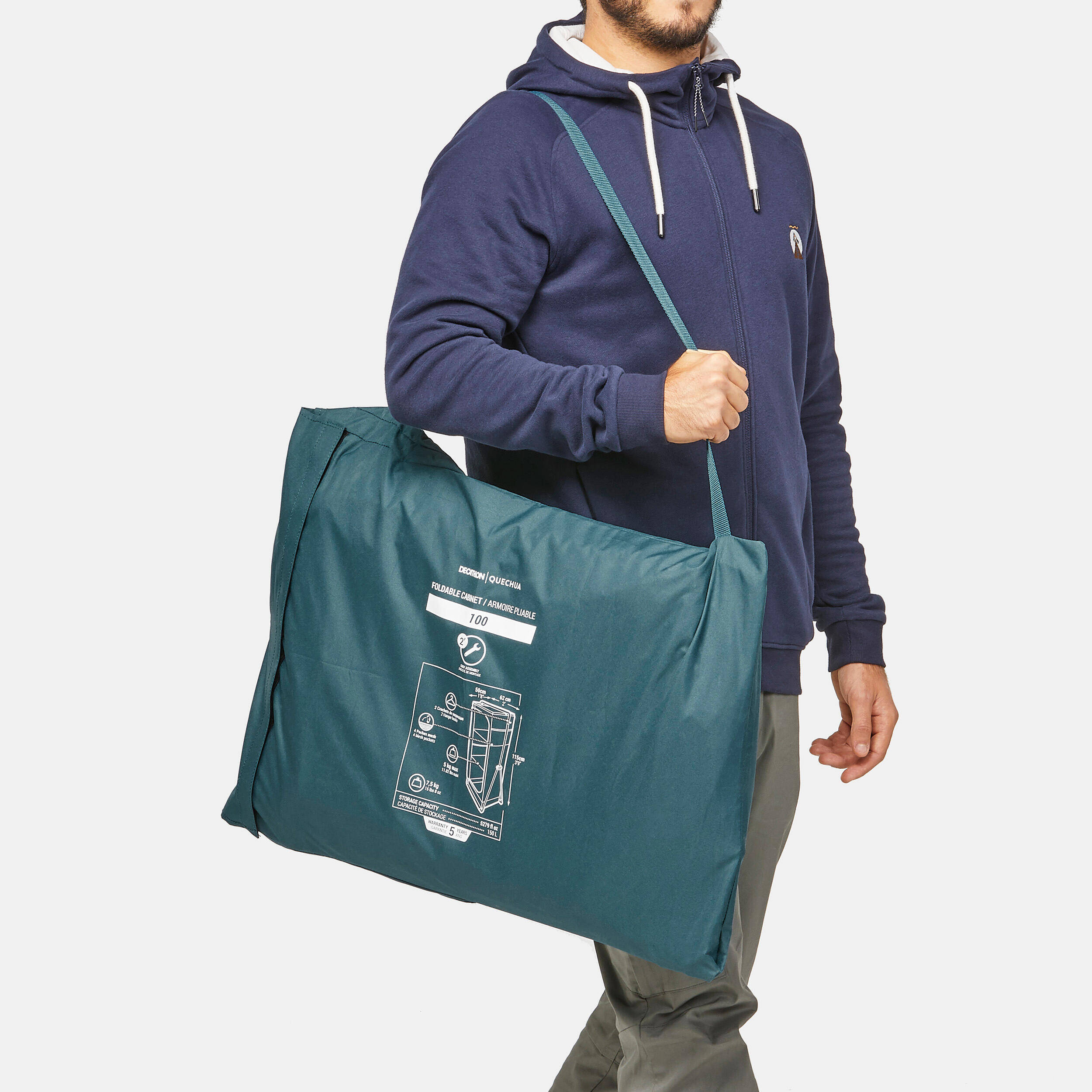 Folding and compact camping wardrobe - Basic -  3