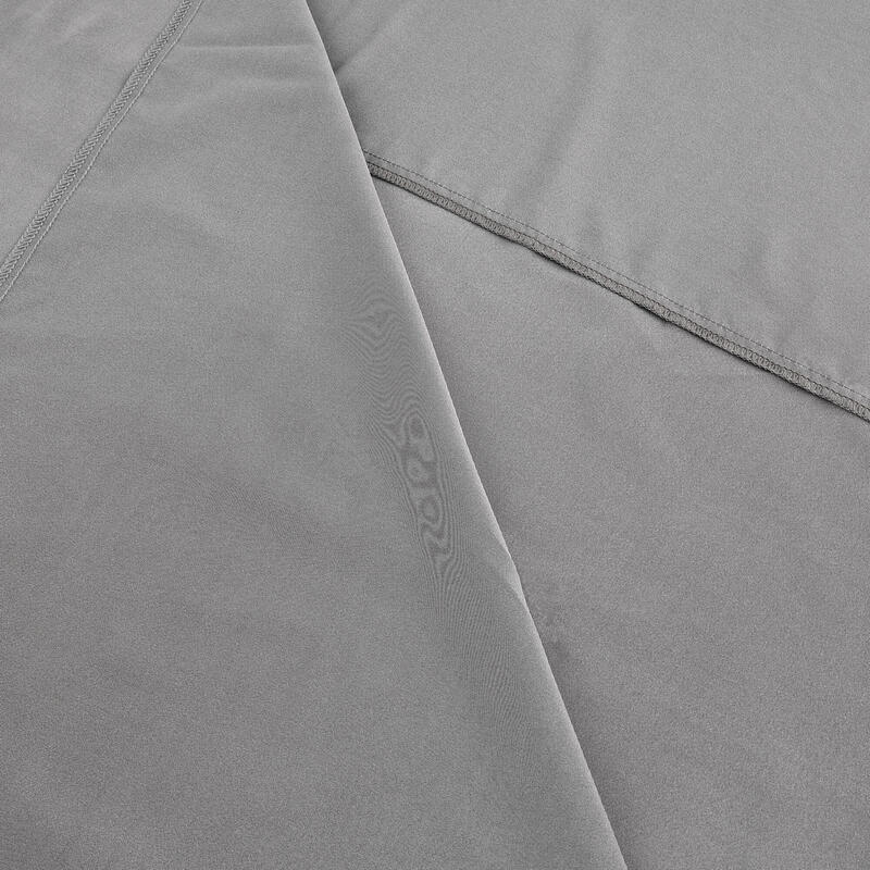 Lençol em Saco Basic para Saco-Cama de Poliéster Cinzento