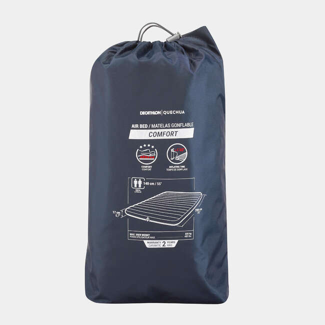 Şişme Yatak 2 Kişilik 140 cm Air Comfort QUECHUA Decathlon
