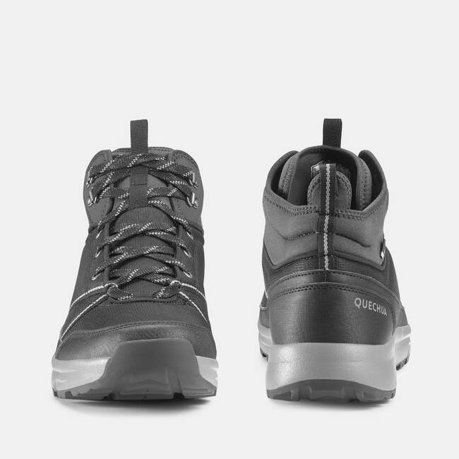 Buy Men's waterproof off-road hiking shoes NH150 Mid WP Black Online