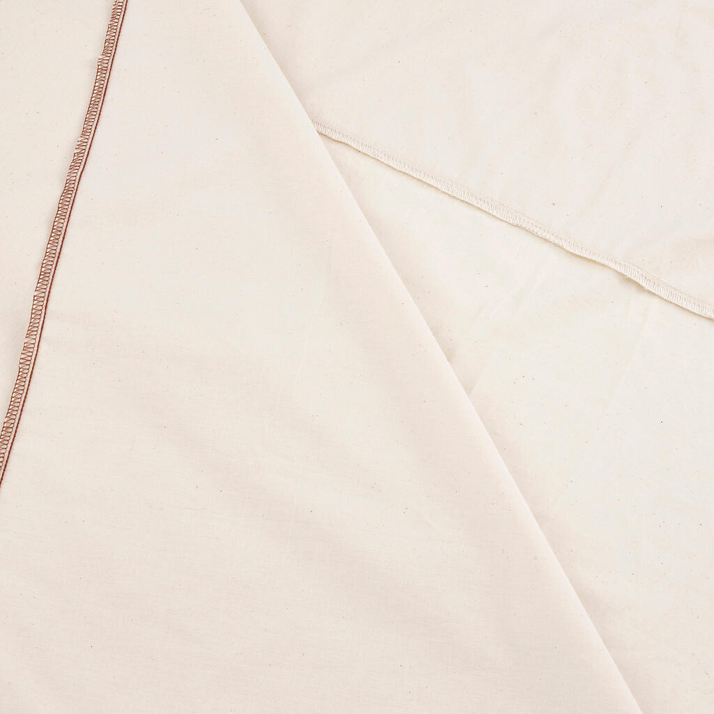 Schlafsack-Inlett Baumwolle beige 