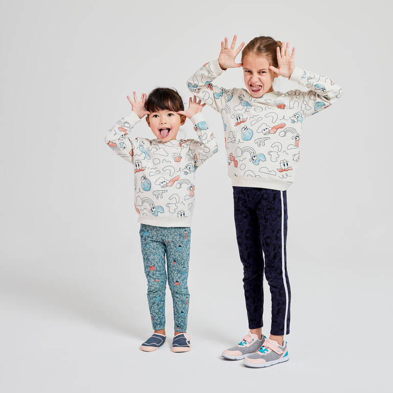 Kids' Baby Gym Sweatshirt Decatoons - Beige Print