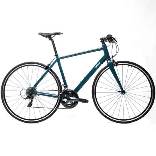 
      Women's road bike flat bar triban rc 500 - petrol blue
  