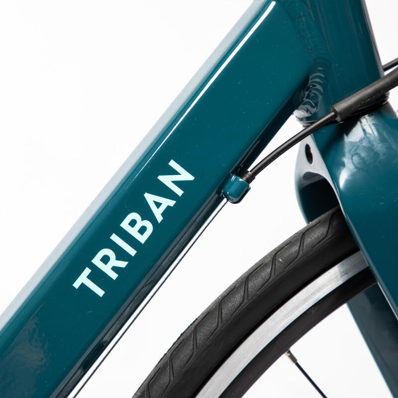 Bicicletă de șosea Triban Regular Verde Damă 