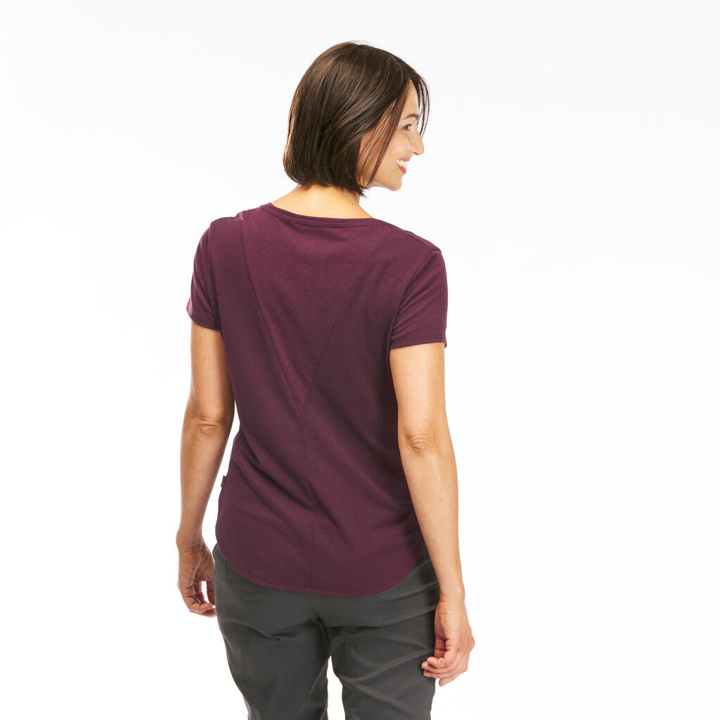 Wandershirt Damen kurzarm - NH500