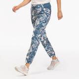 Women Comfort Fit Pant with Wide Waistband Printed Grey - NH100