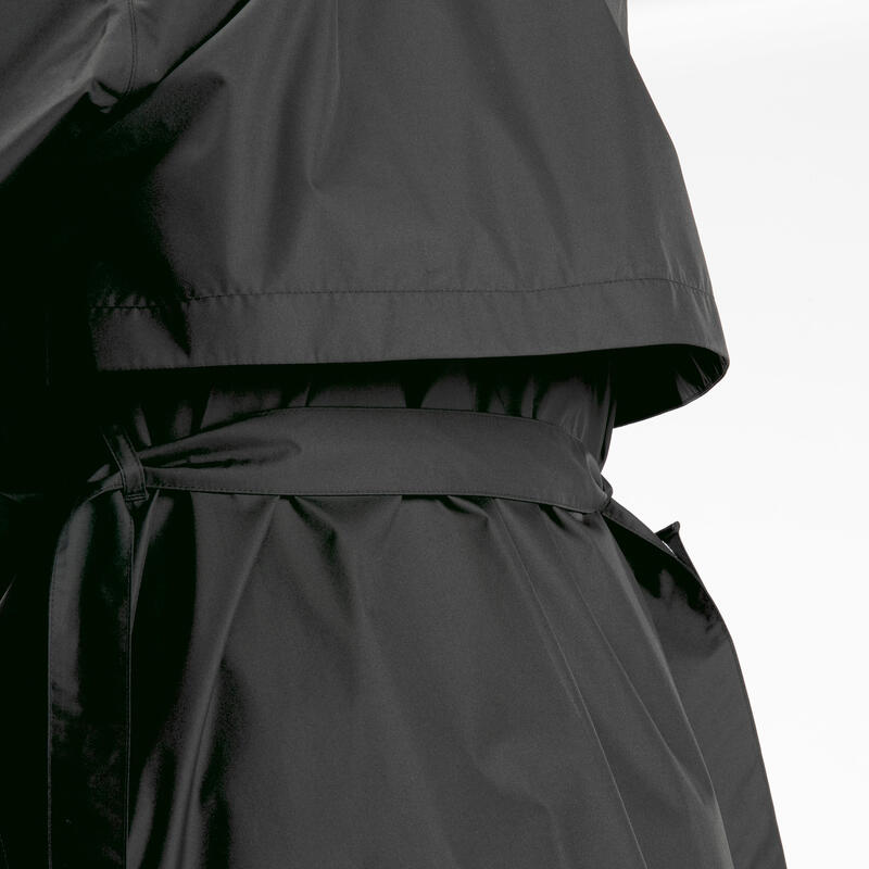 Women's Long Waterproof Hiking Jacket Raincut Long QUECHUA Decathlon