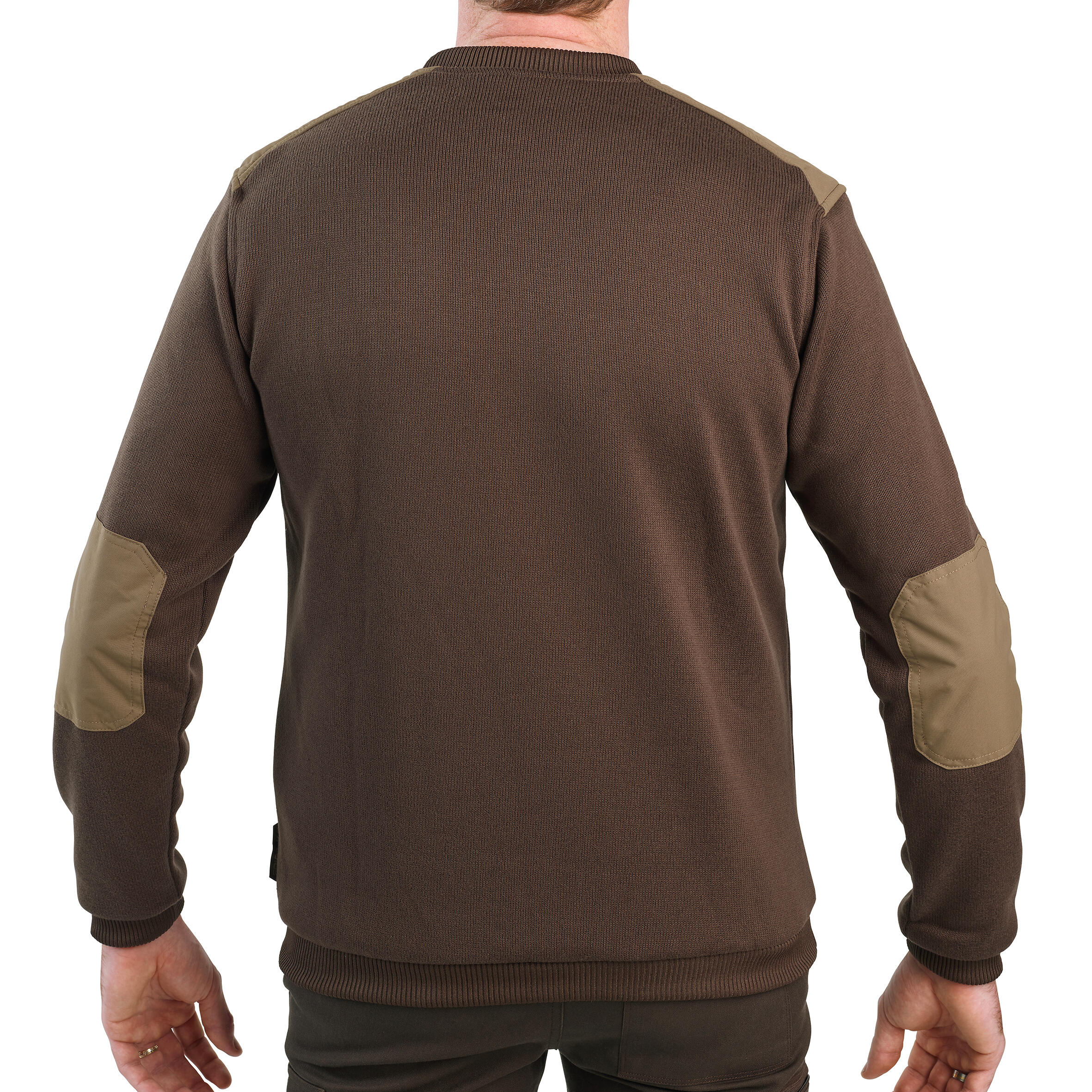 BROWN HUNTING SWEATER 500