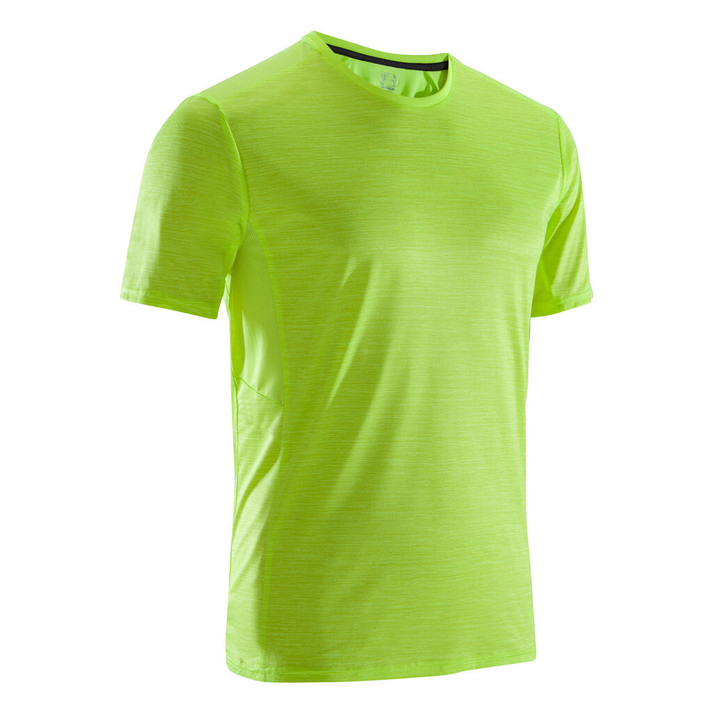 חולצת ריצה נושמת לגברים דגם +KIPRUN Run 500 Dry - כחול