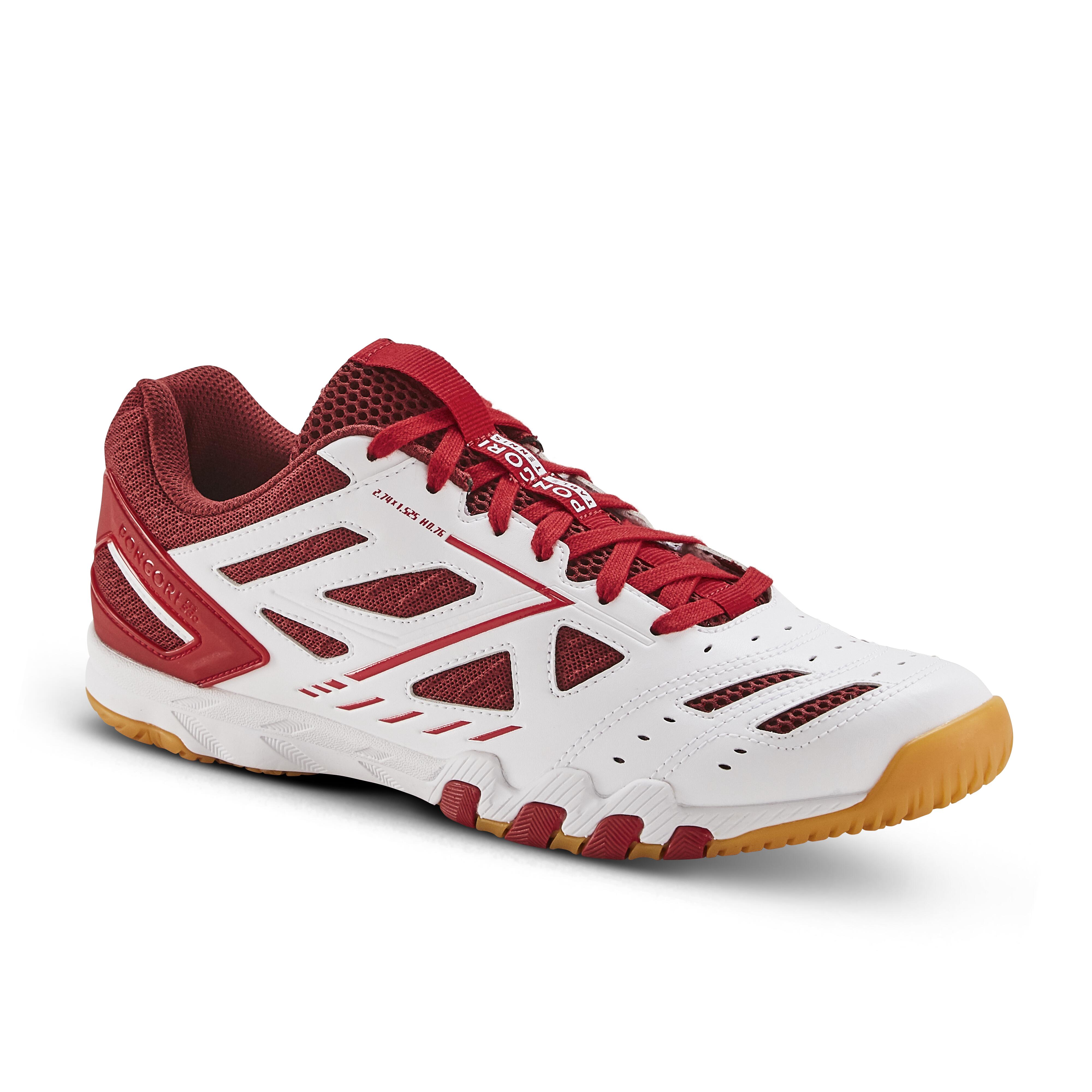 Încălțăminte Tenis de Masă TTS560 Roșu-Alb Adulți La Oferta Online decathlon imagine La Oferta Online