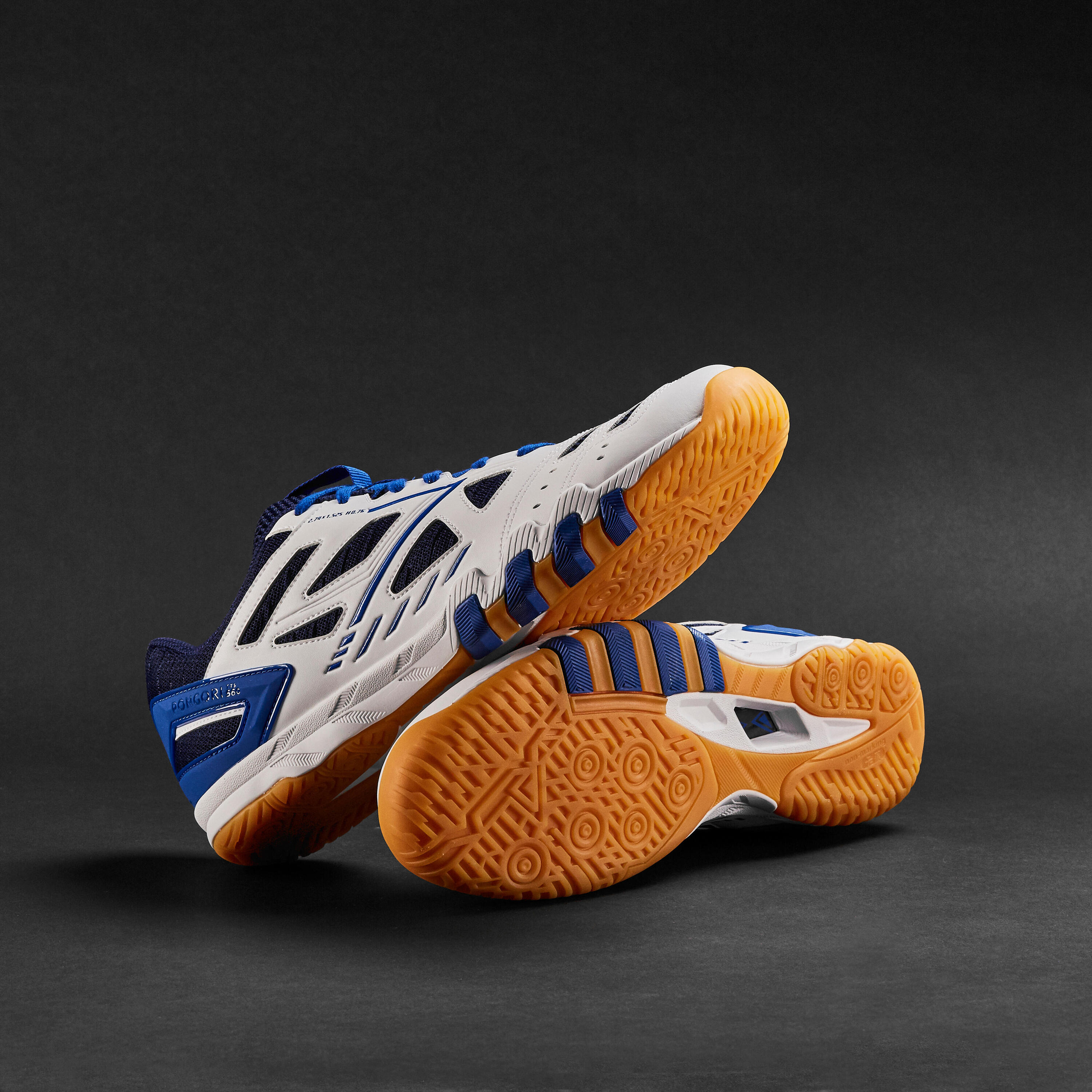 Table Tennis Shoes TTS 560 - Blue/White 3/8