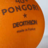 Table Tennis Balls TTB 100 1* 40+ 6-Pack (Made in France) - Orange