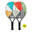 set raquettes Beach Tennis SET BTR 190 AD .