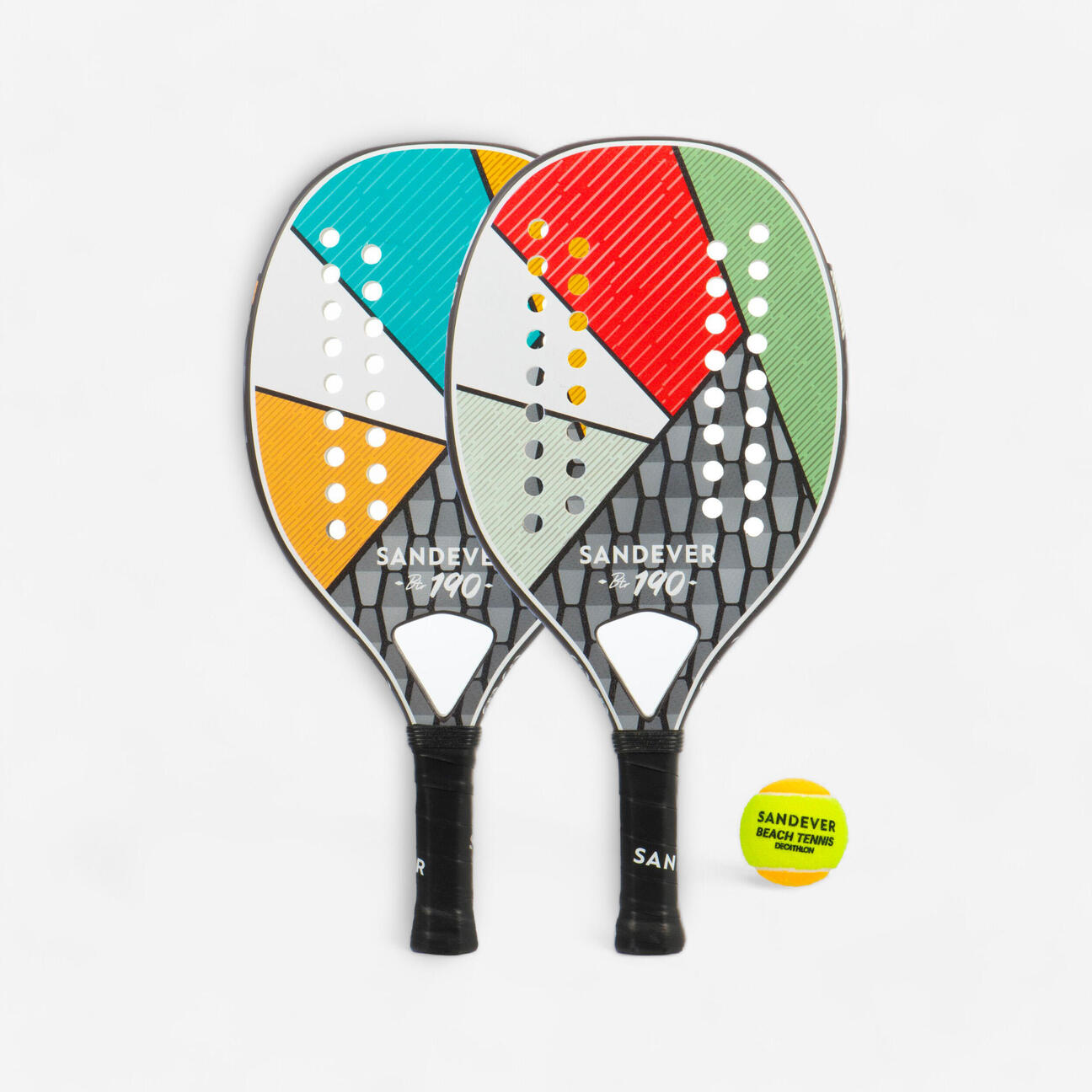 Set palas de tenis playa SET BTR 190 AD Sandever Decathlon
