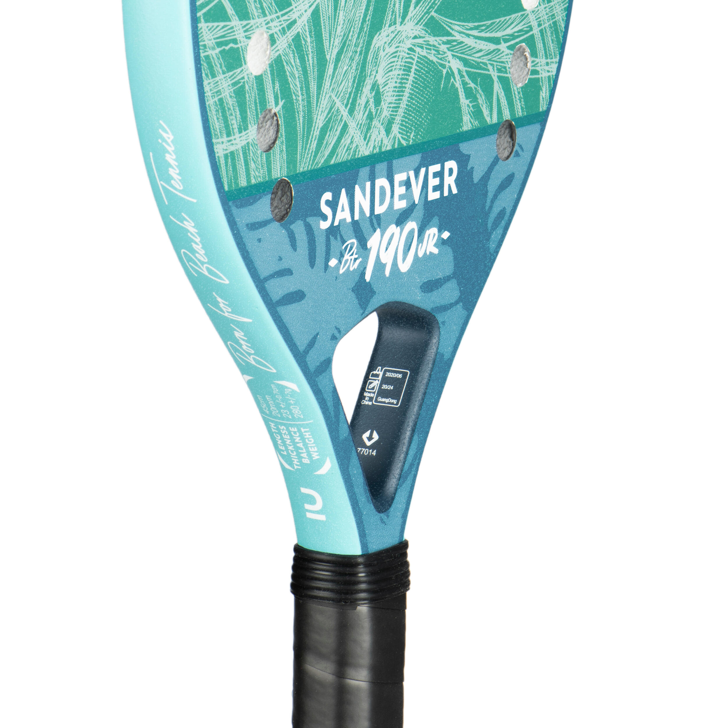 Beachtennisracket voor kinderen BTR 190 blauw 5/9