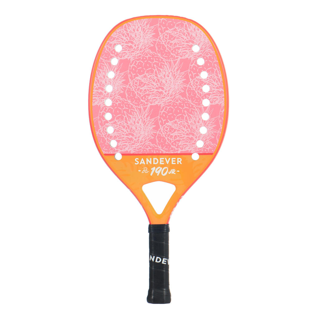 Reket za tenis na pijesku 190 dječji narančasti