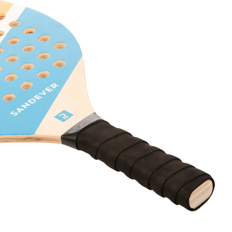 Kit racchette beach tennis EXPERIENCE giallo-azzurro