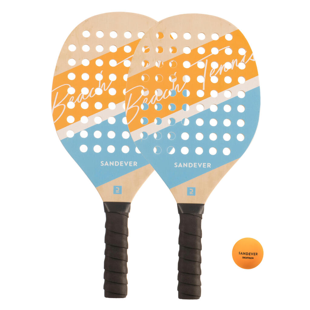 Beach Tennis Racket Set Experience - Green