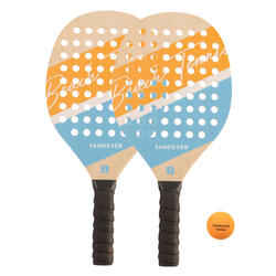 Set raquettes Beach Tennis Experience YellowBleu