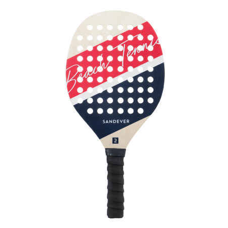 Beach Tennis Racket Set Experience - Red/Blue