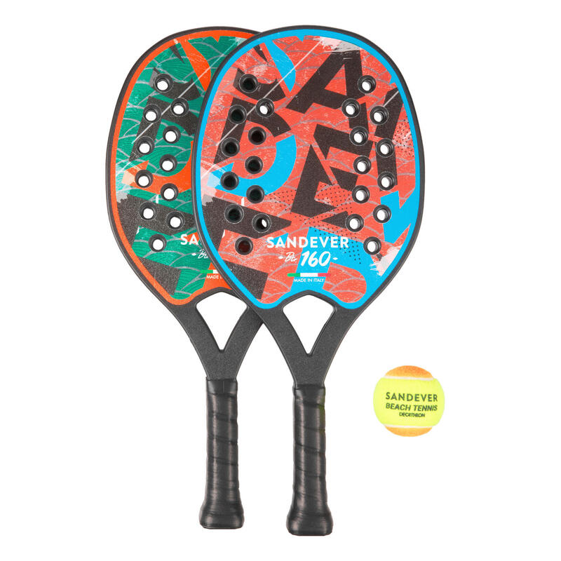 Kit racchette beach tennis BTR 160 + rete