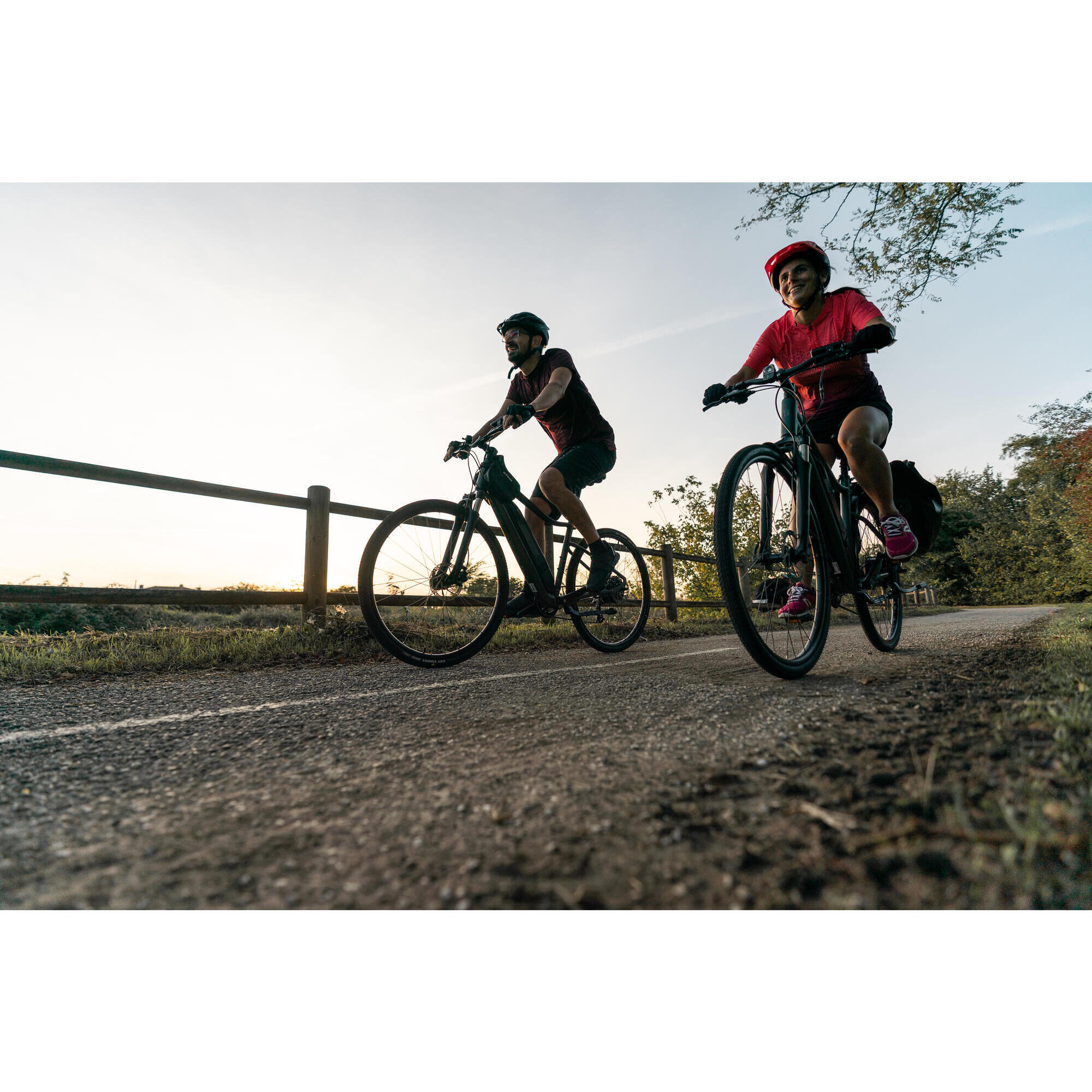 VÉLO TOUT CHEMIN ELECTRIQUE RIVERSIDE 500 E GRIS