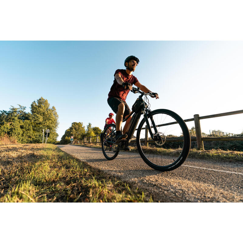 Bici trekking elettrica a pedalata assistita RIVERSIDE 500 E verde
