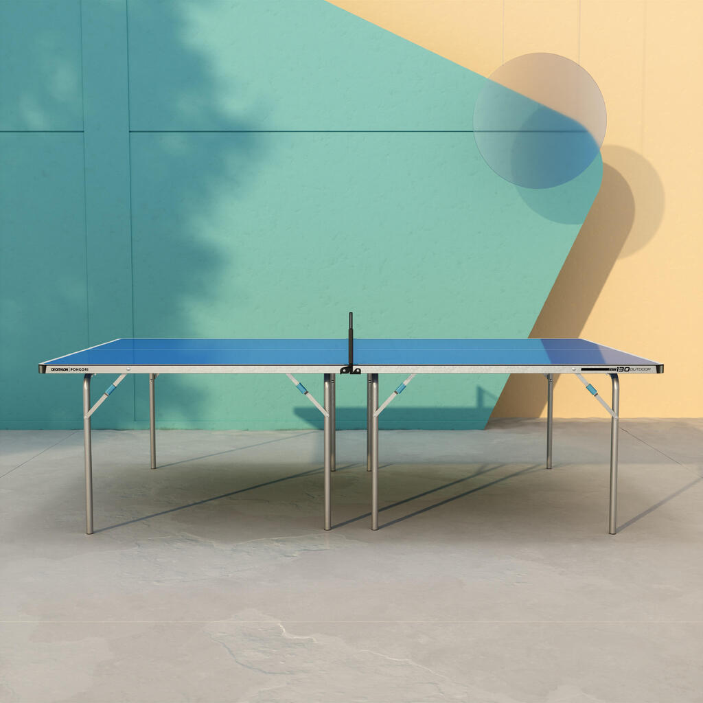 Plavi sto za stoni tenis PPT 130 OUTDOOR