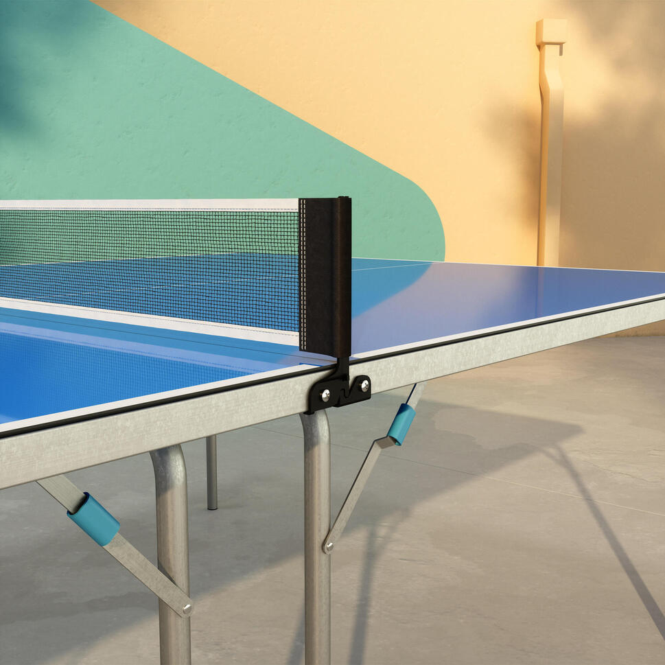 Outdoor Table Tennis Table PPT 130 Blue PONGORI Decathlon