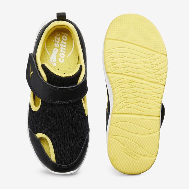 Baby Gym Shoes 750 I Move Black/Yellow