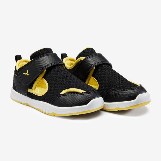 Baby Gym Shoes 750 I Move Black/Yellow