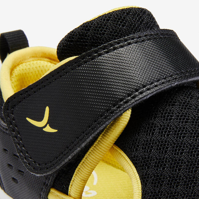 Baby Gym Shoes 750 I Move Black/Yellow